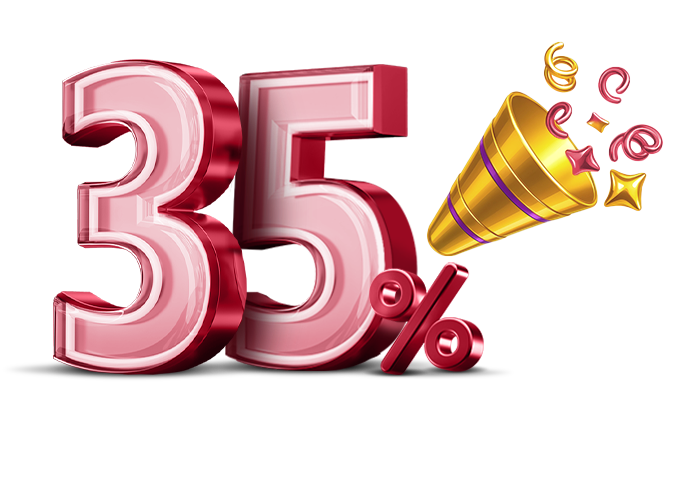 Кешбэк 35% с комиссии по эквайрингу