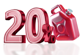 Кешбэк на АЗС до 20%