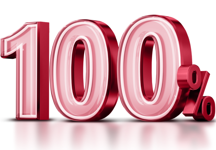 Приветственный кешбэк 100%